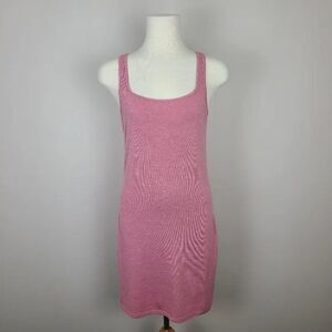 Aritzia Wilfred Free Rose Pink Caia Bodycon Tank Dress Large